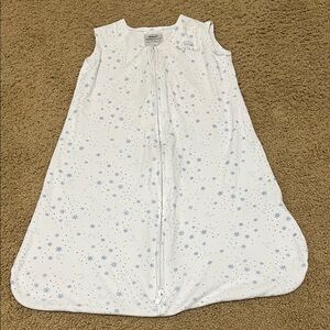 Halo White Sleep Sack with Blue Stars